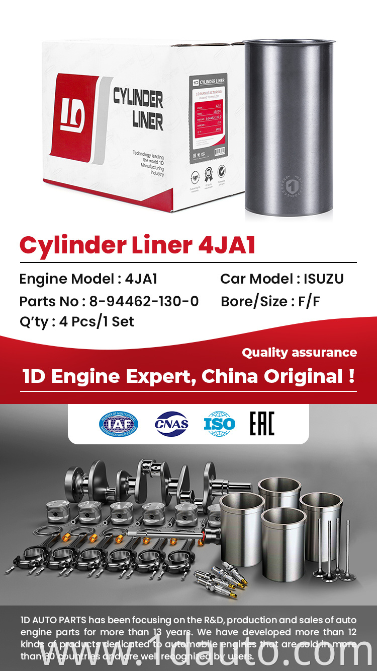 Diesel Cylinder Liner 8-94462-130-0